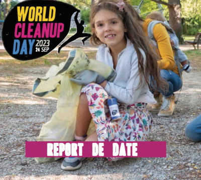 World Clean Up Day, report au 23 septembre